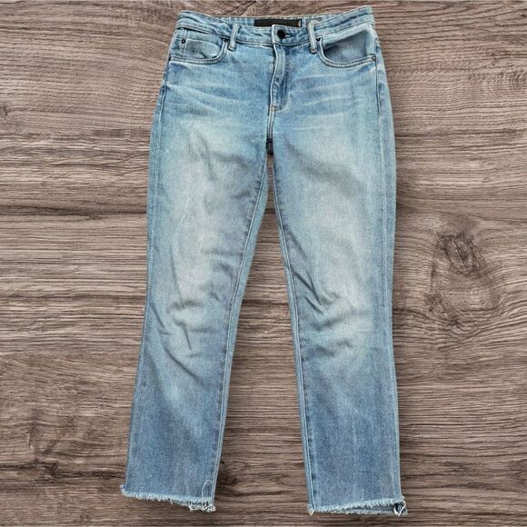 Denim X Alexander Wang Light Blue Straight Leg Jean Women 28 - Picture 1 of 9
